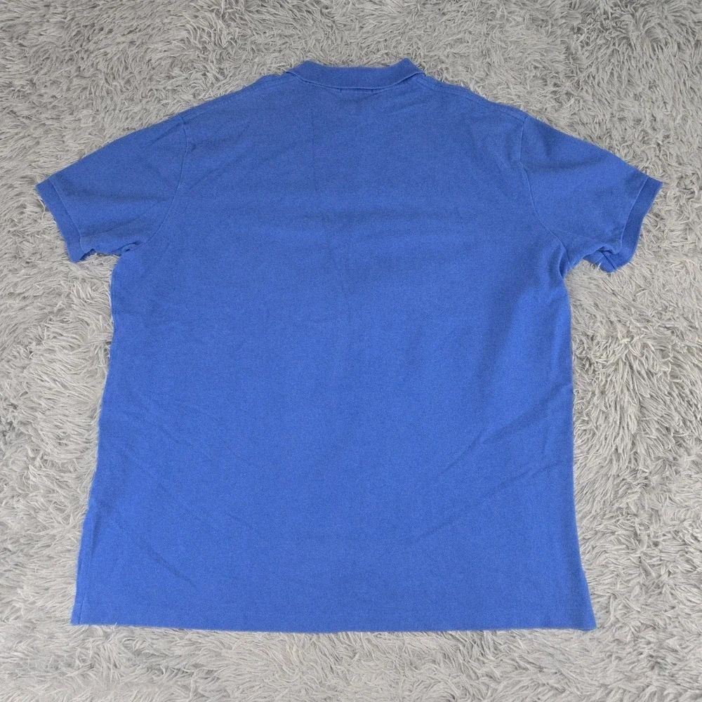 Polo Ralph Lauren Mens 2XL XXL Blue Short Sleeve‎ Rugby Preppy Polo